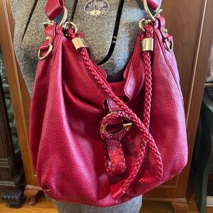 Gucci Large G Wave Hobo Red Bag. Authentic